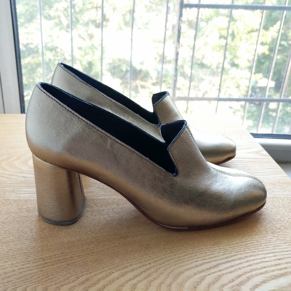 Rachel Comey Pewter Gold May Pump - Picture 1 of 8